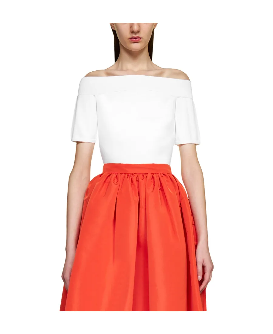Off-Shoulder Short-Sleeved Top