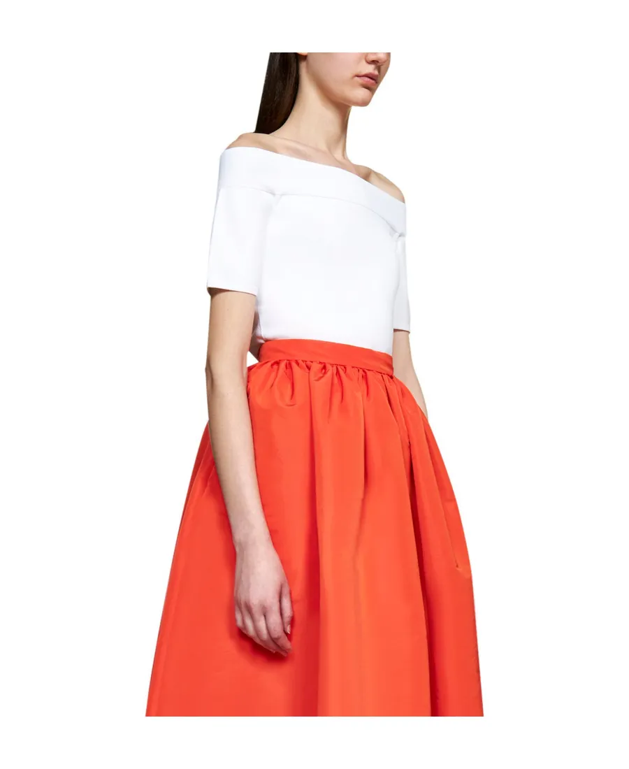 Off-Shoulder Short-Sleeved Top