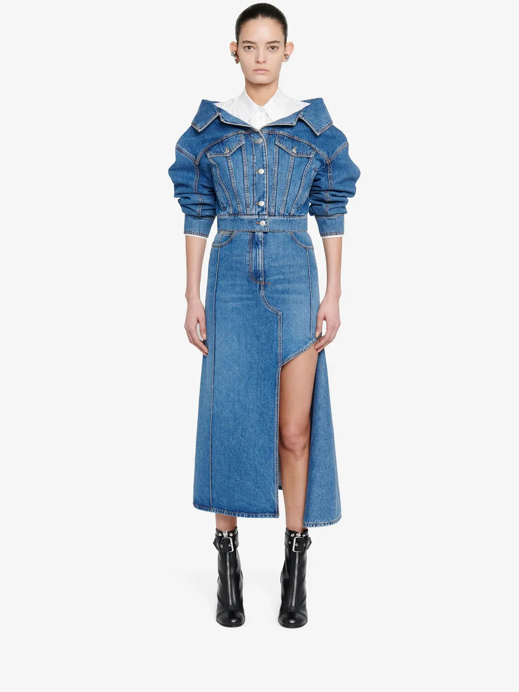 Cropped Denim Jacket