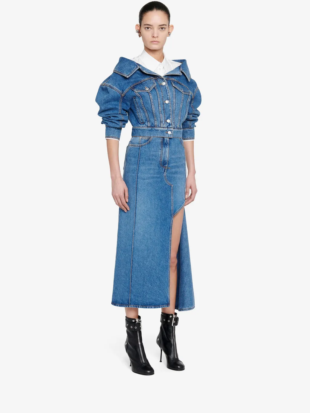Cropped Denim Jacket