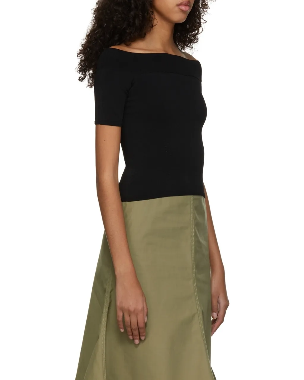 Off Shoulder Short-Sleeved Top