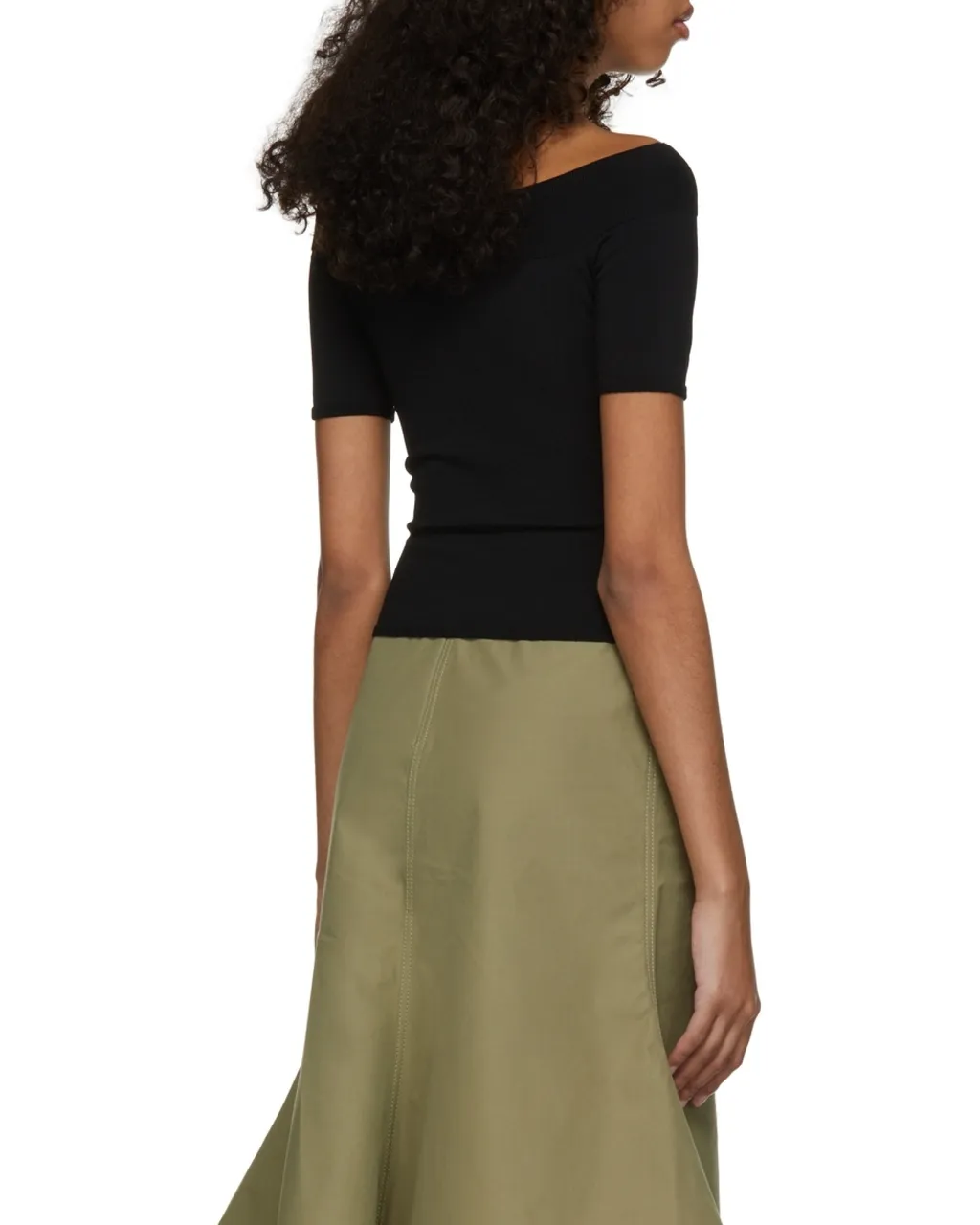 Off Shoulder Short-Sleeved Top