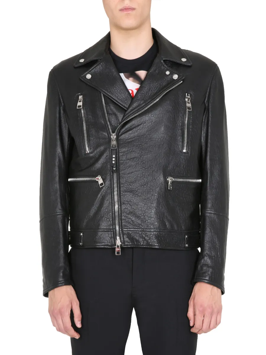Zip-Up Biker Jacket