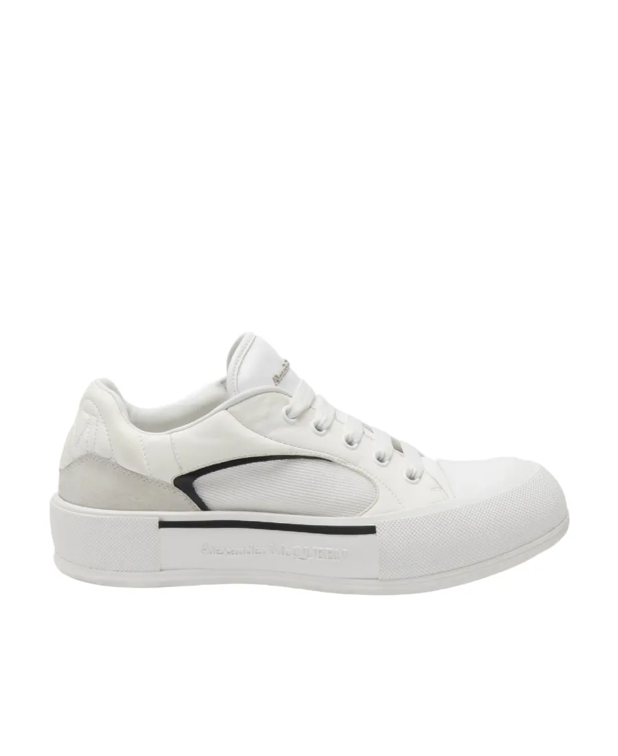 Skate Deck Plimsoll Lace-Up Sneakers