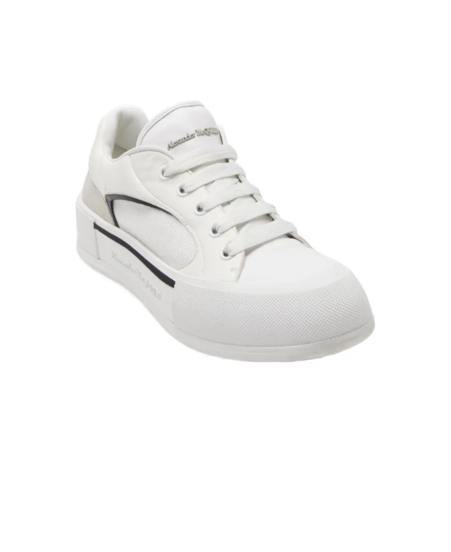 Skate Deck Plimsoll Lace-Up Sneakers