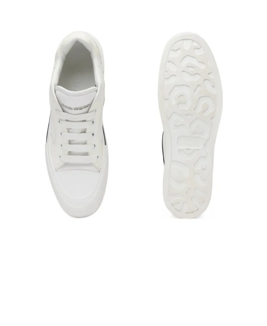 Skate Deck Plimsoll Lace-Up Sneakers