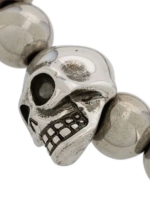 Skull Beaded Embellished Bracelet