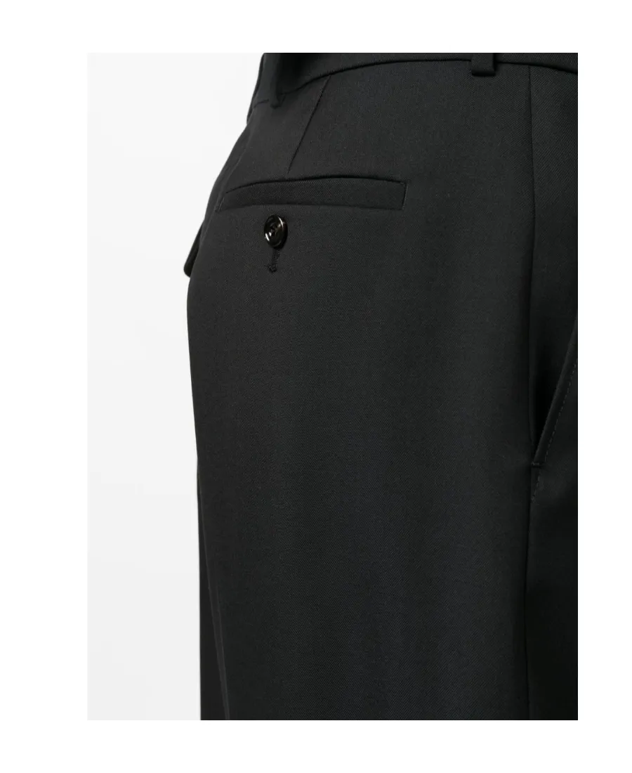 Wide-Leg Tailored Trousers