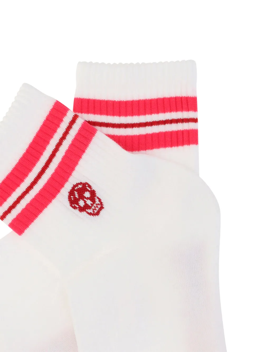 Skull Logo Intarsia Socks