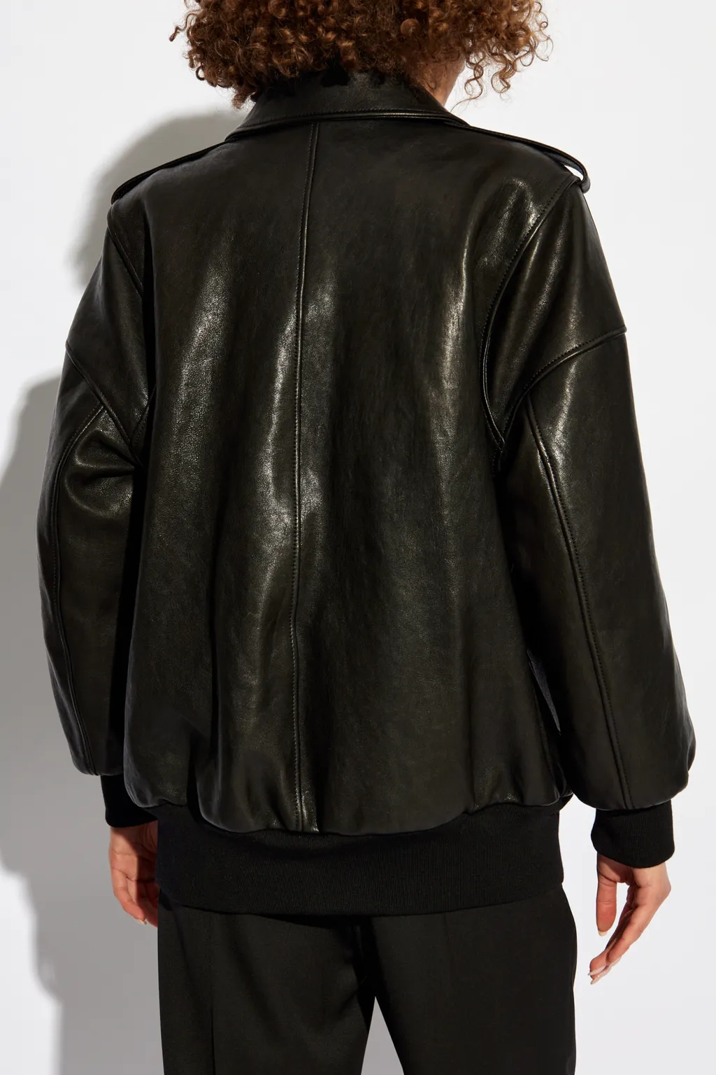 Zipped Leather Jacket