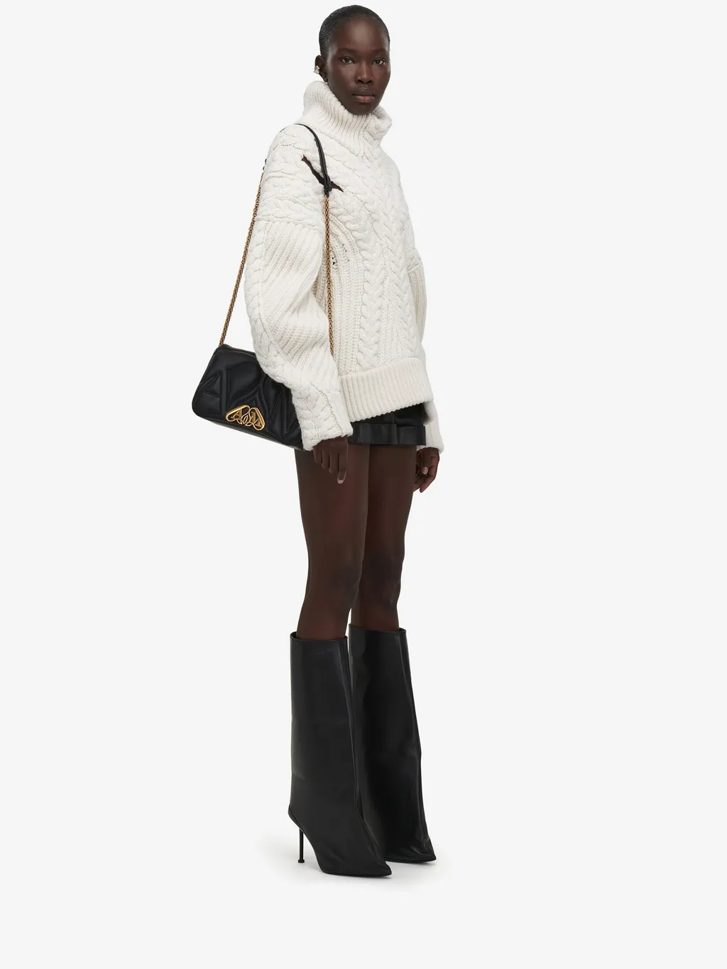 The Seal Quilted Small Shoulder Bag