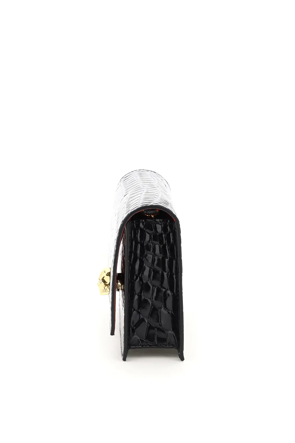 Skull Embossed Crossbody Bag