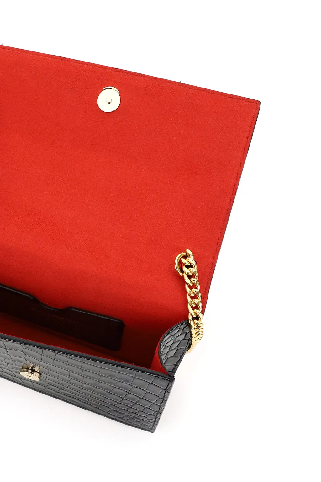 Skull Embossed Crossbody Bag