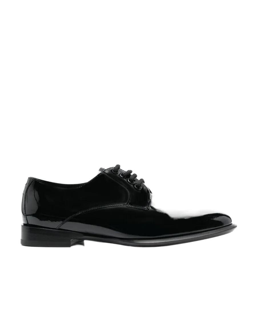 Oxford Patent Lace-Up Shoes