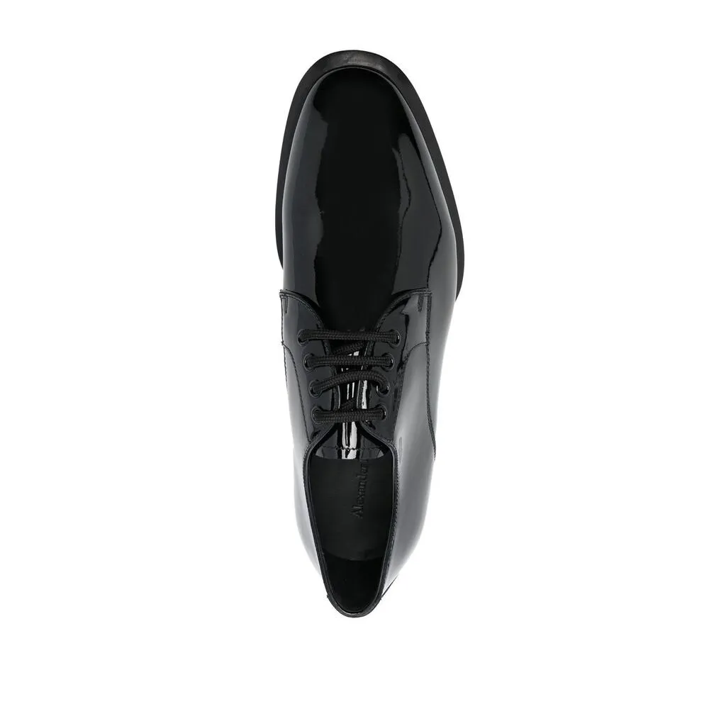 Oxford Patent Lace-Up Shoes
