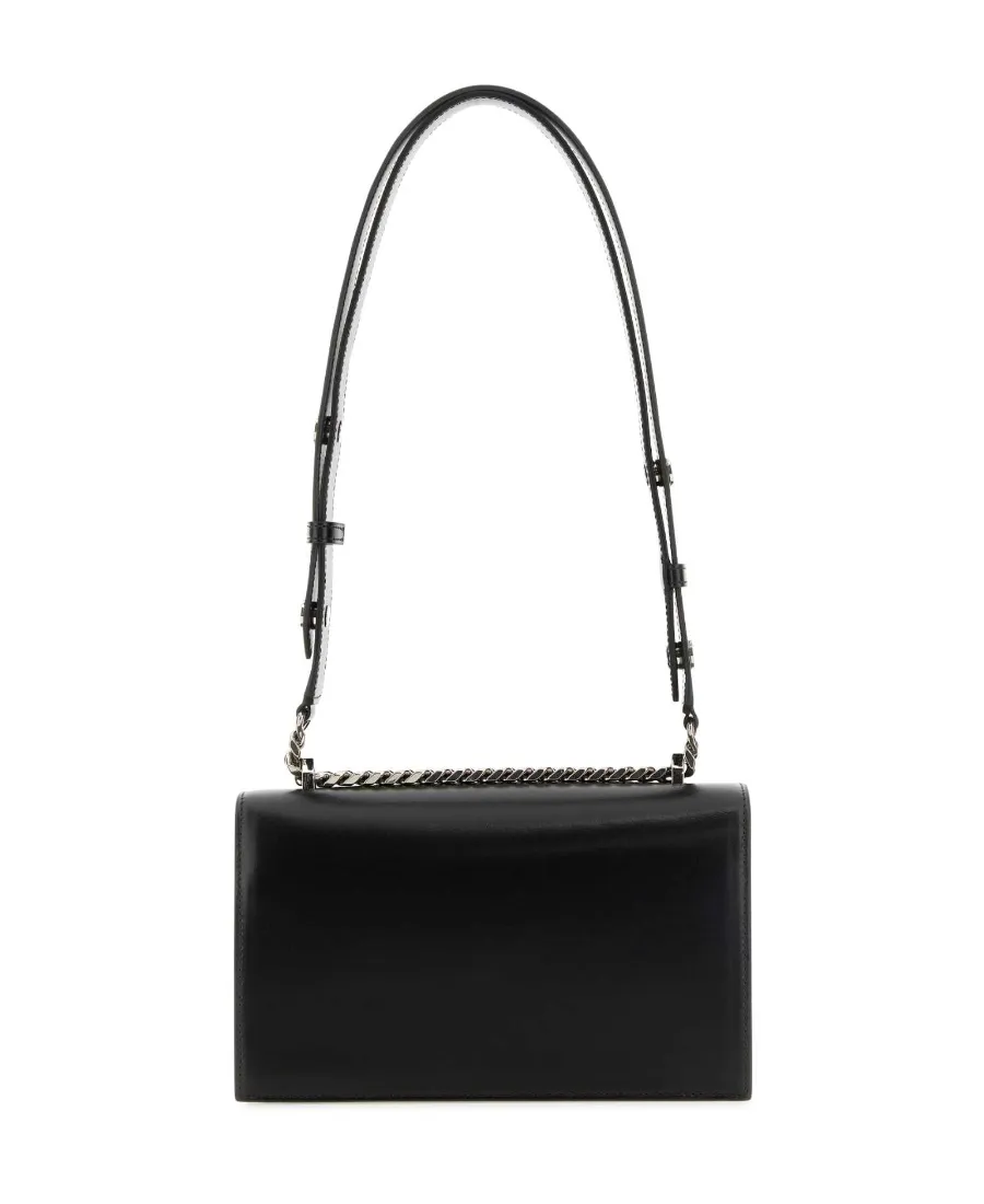 Jewelled Foldover-Top Shoulder Bag