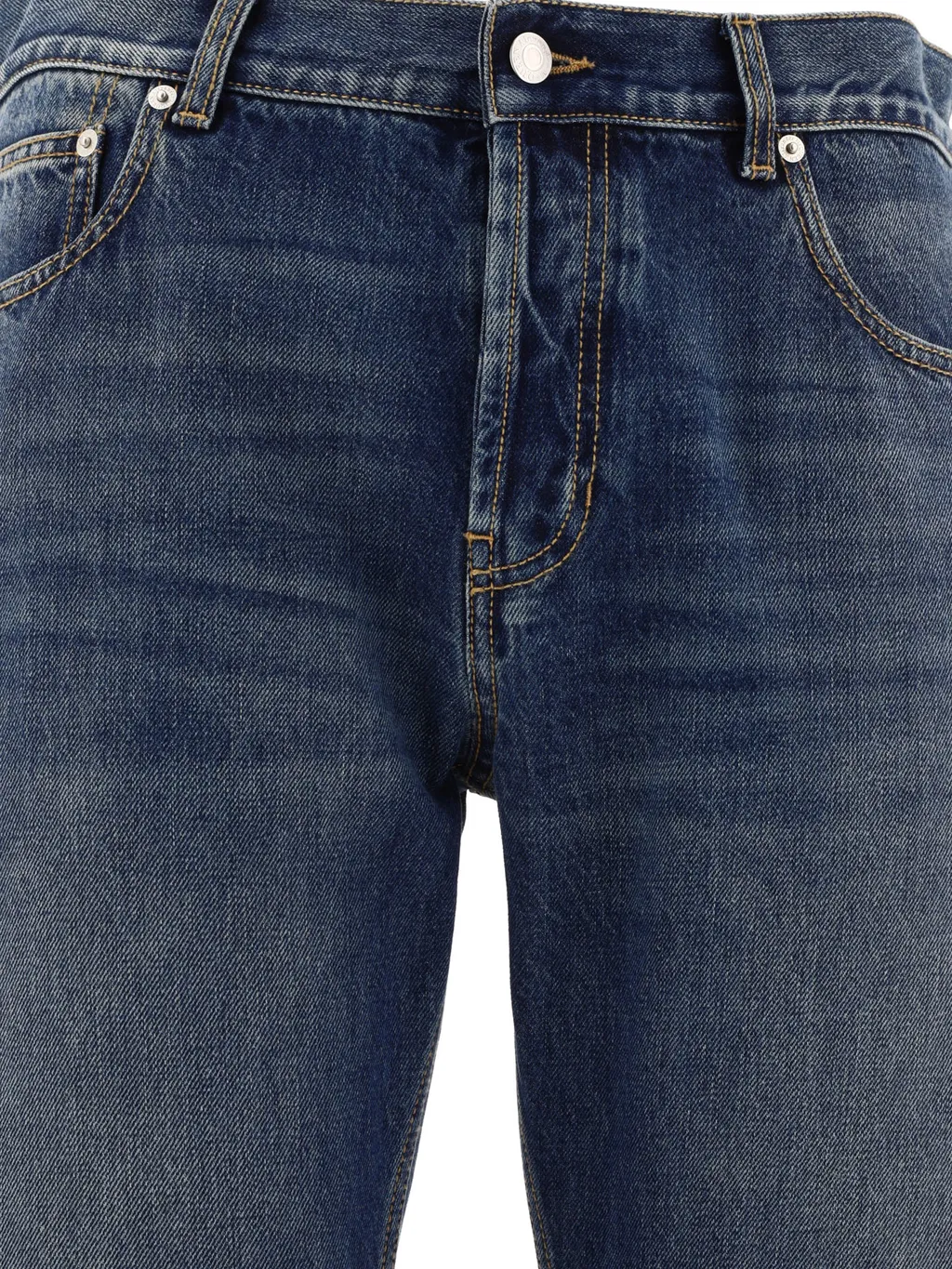 Logo Detailed Straight-Leg Jeans