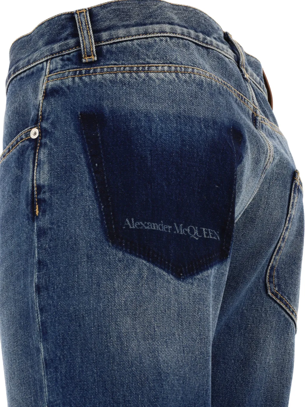Logo Detailed Straight-Leg Jeans