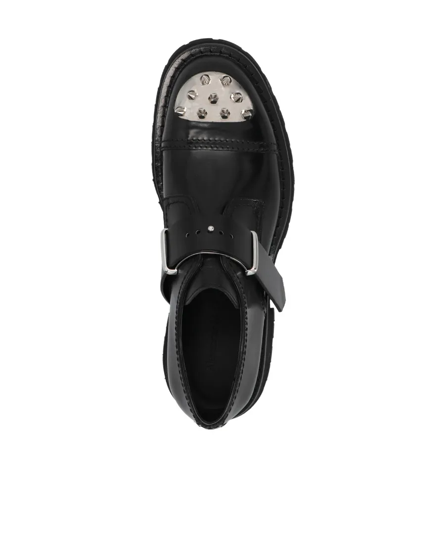 Punk Studded Derby Shoes