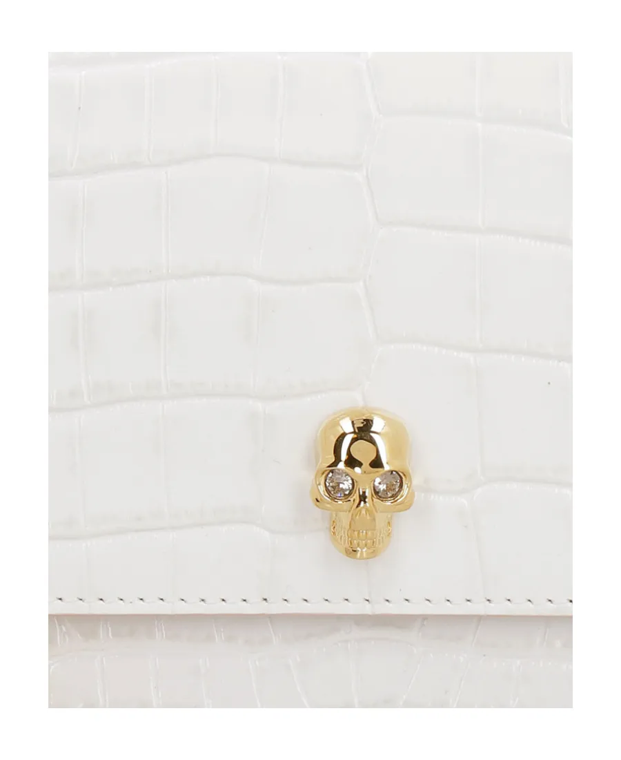 Skull Embossed Crossbody Bag