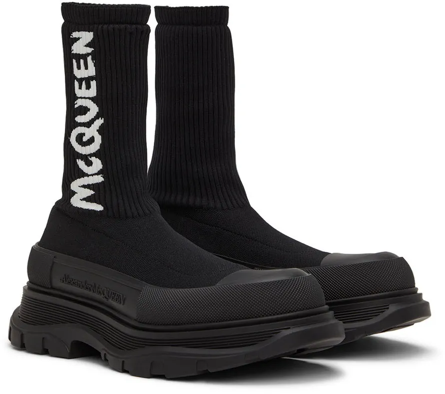 Tread Slick Logo Intarsia Boots
