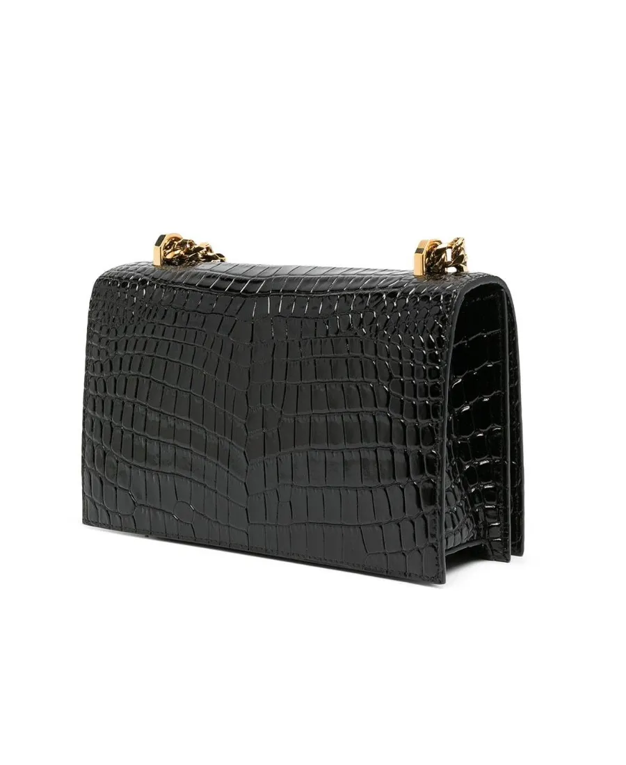 Embellished Four-Ring Shoulder Bag