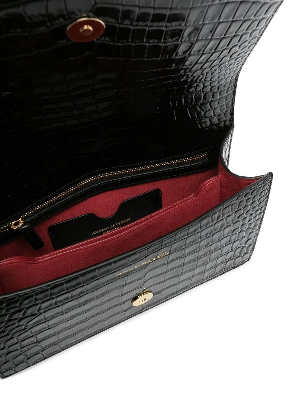 Embellished Four-Ring Shoulder Bag