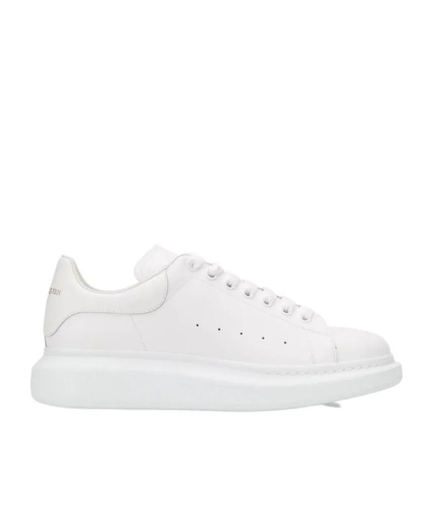 Round-Toe Lace-Up Sneakers