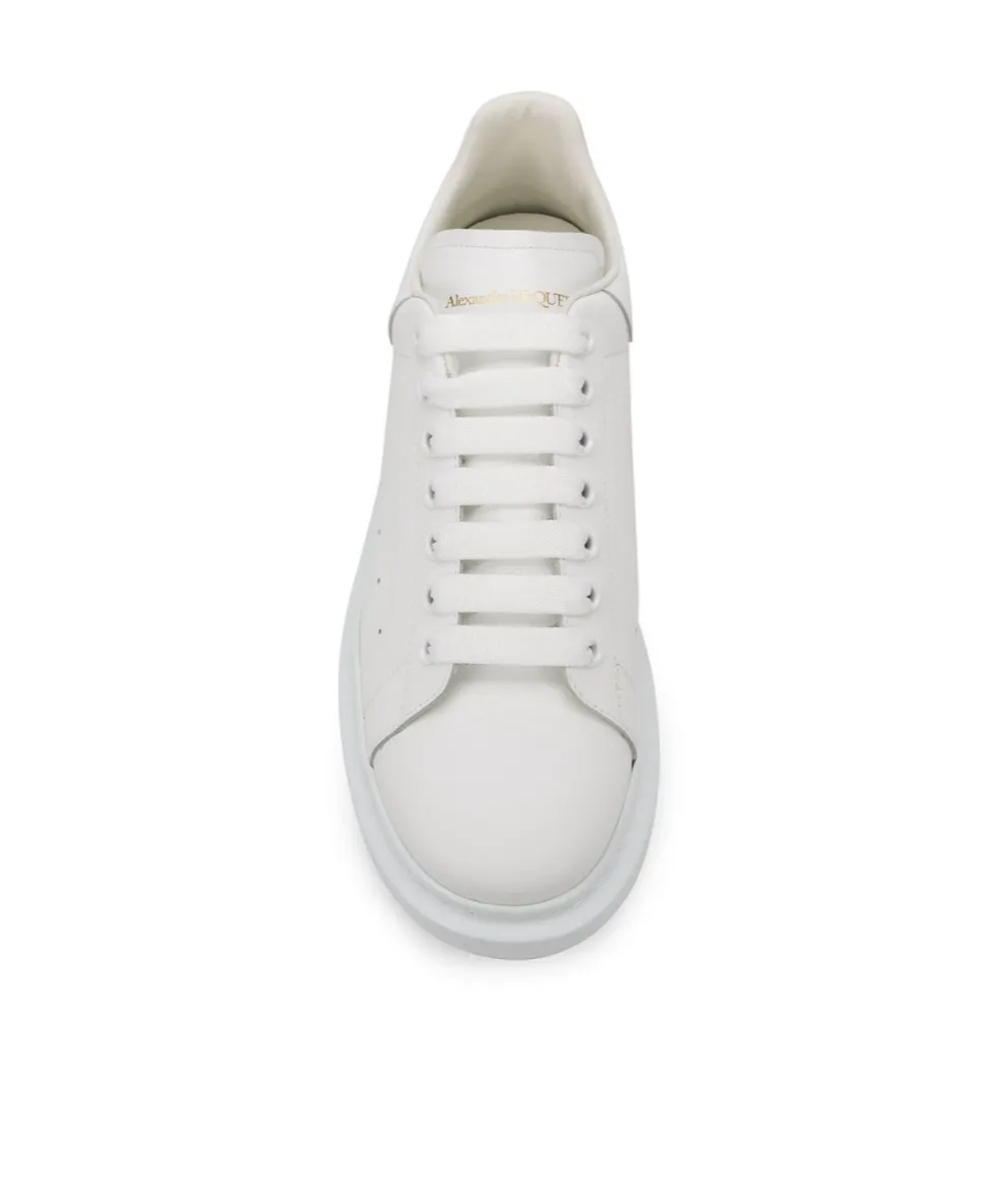 Round-Toe Lace-Up Sneakers
