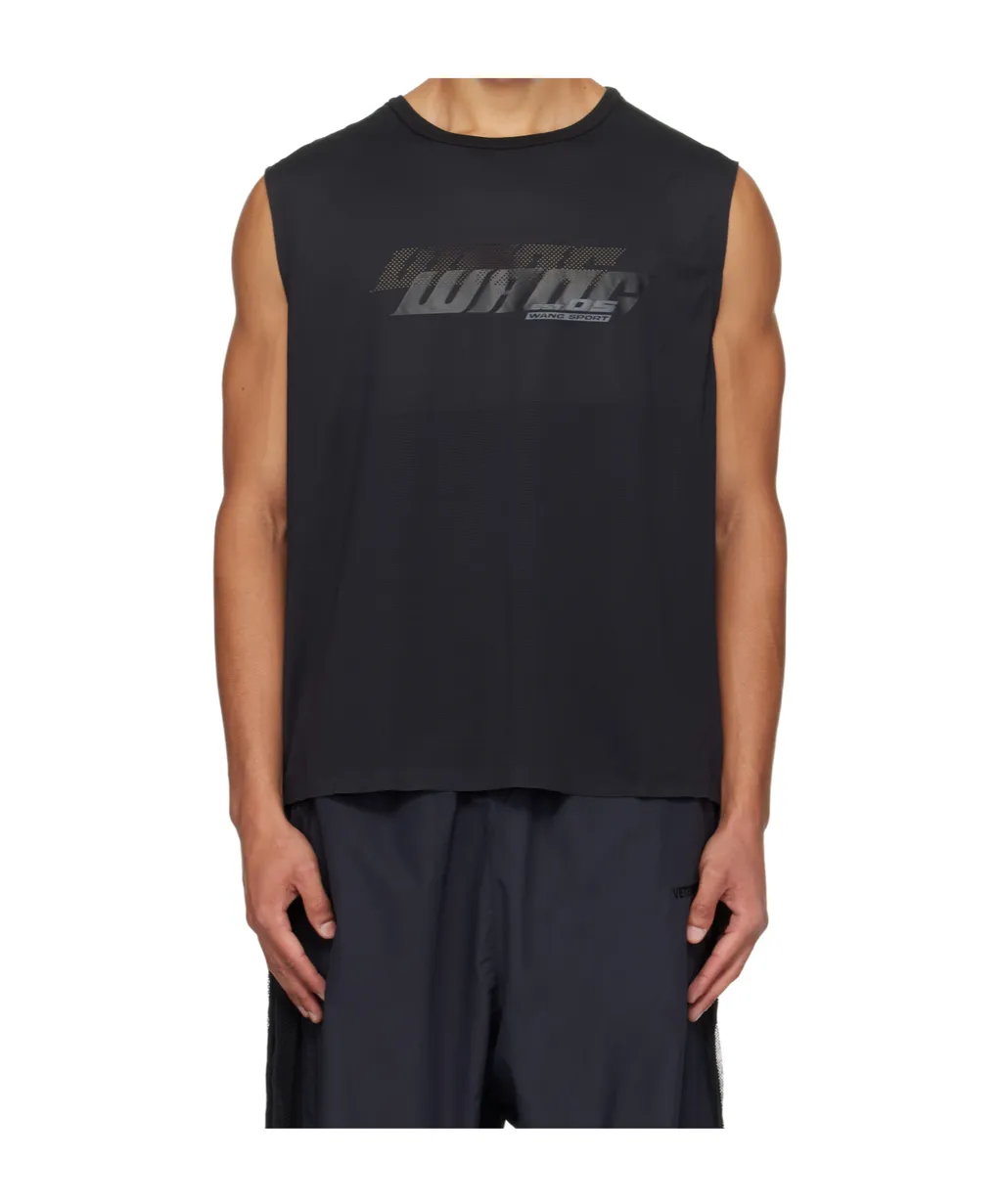 Logo-Print Vest
