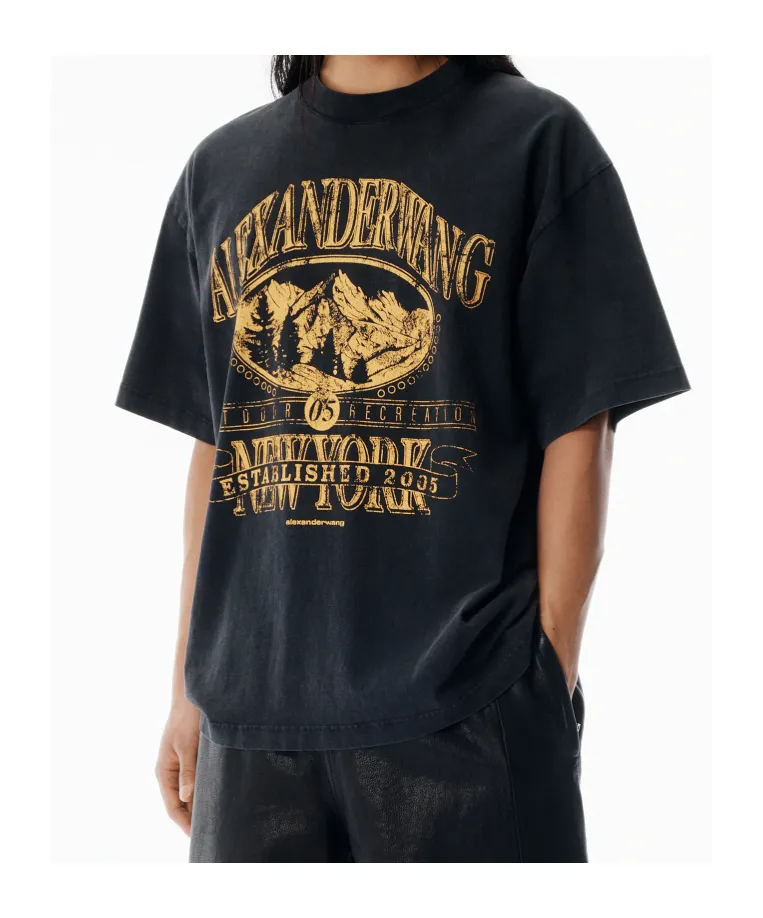 Logo Printed Crewneck T-Shirt