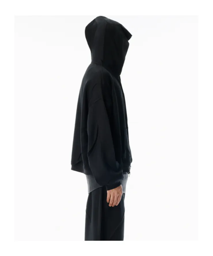 Rerelaxed Fit Zip-Up Hoodie