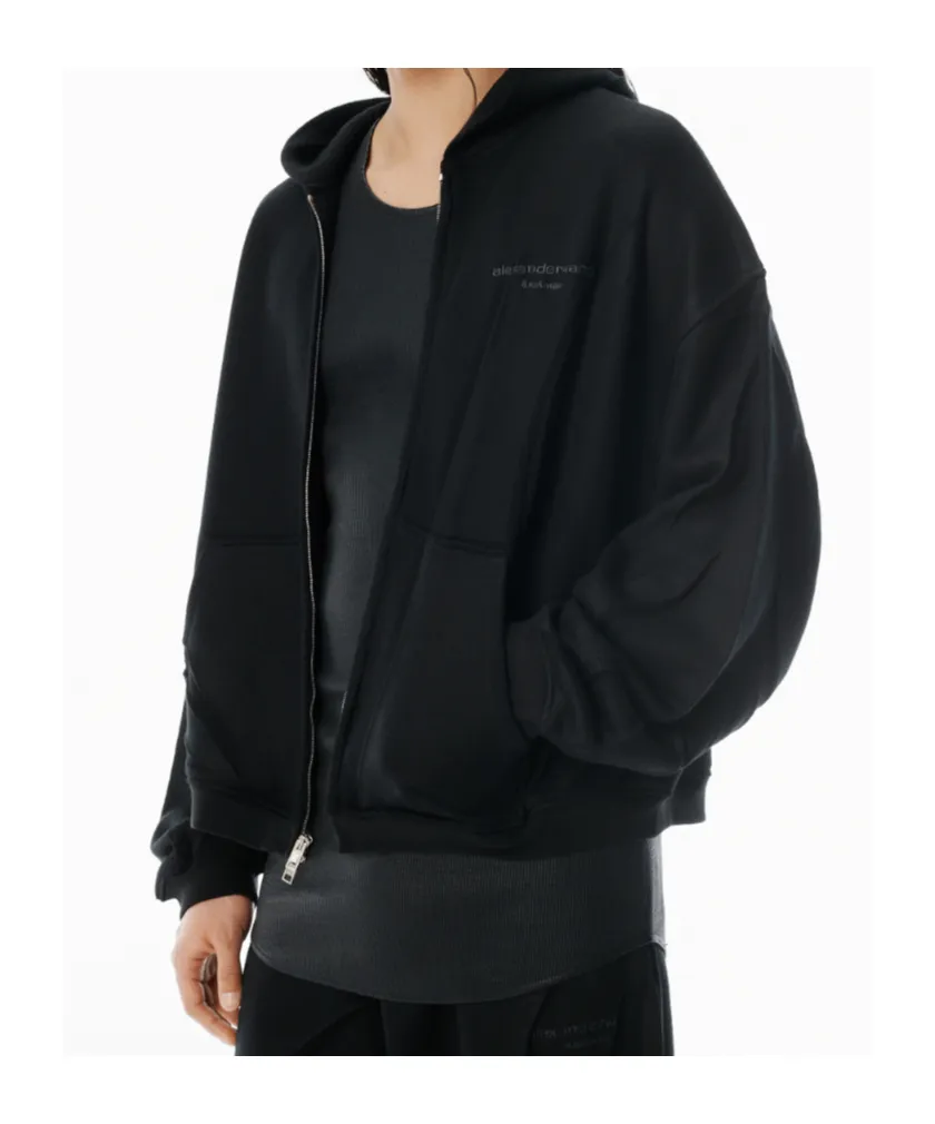 Rerelaxed Fit Zip-Up Hoodie
