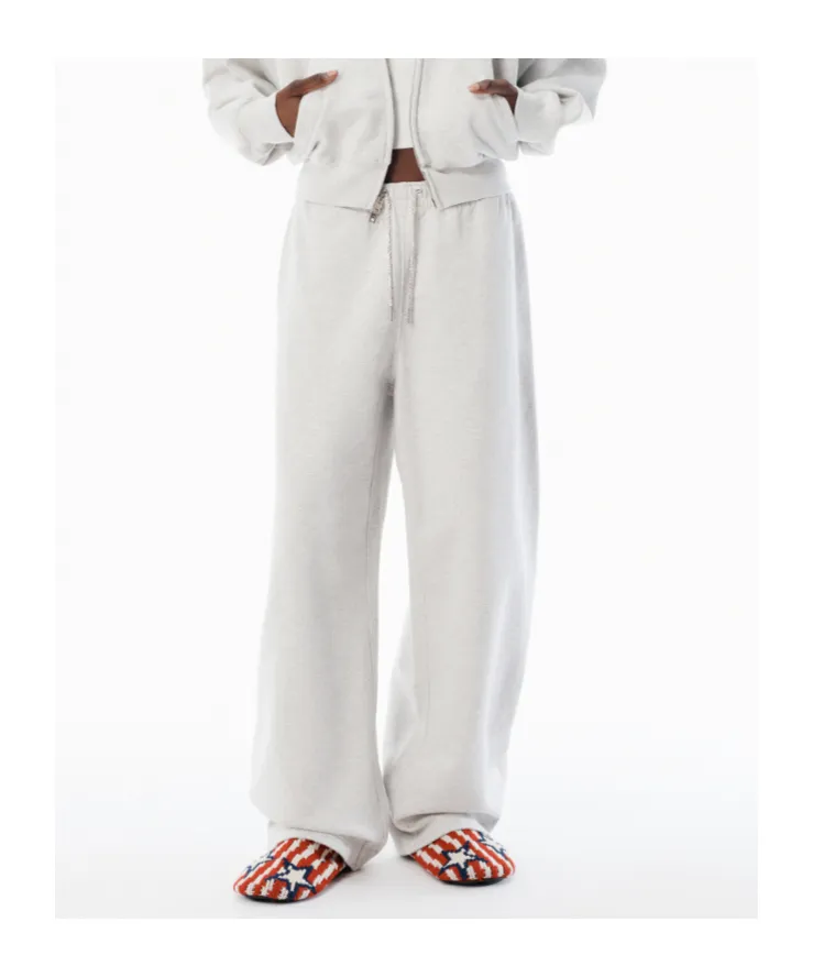 Drawstring Wide Leg Pants