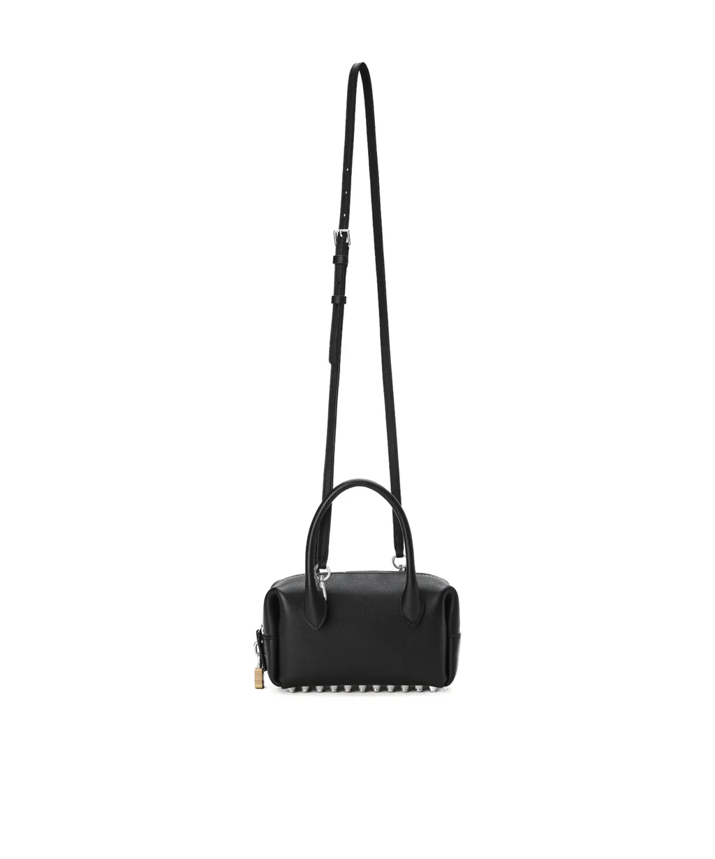 Logo Debossed Zip-Up Small Tote Bag
