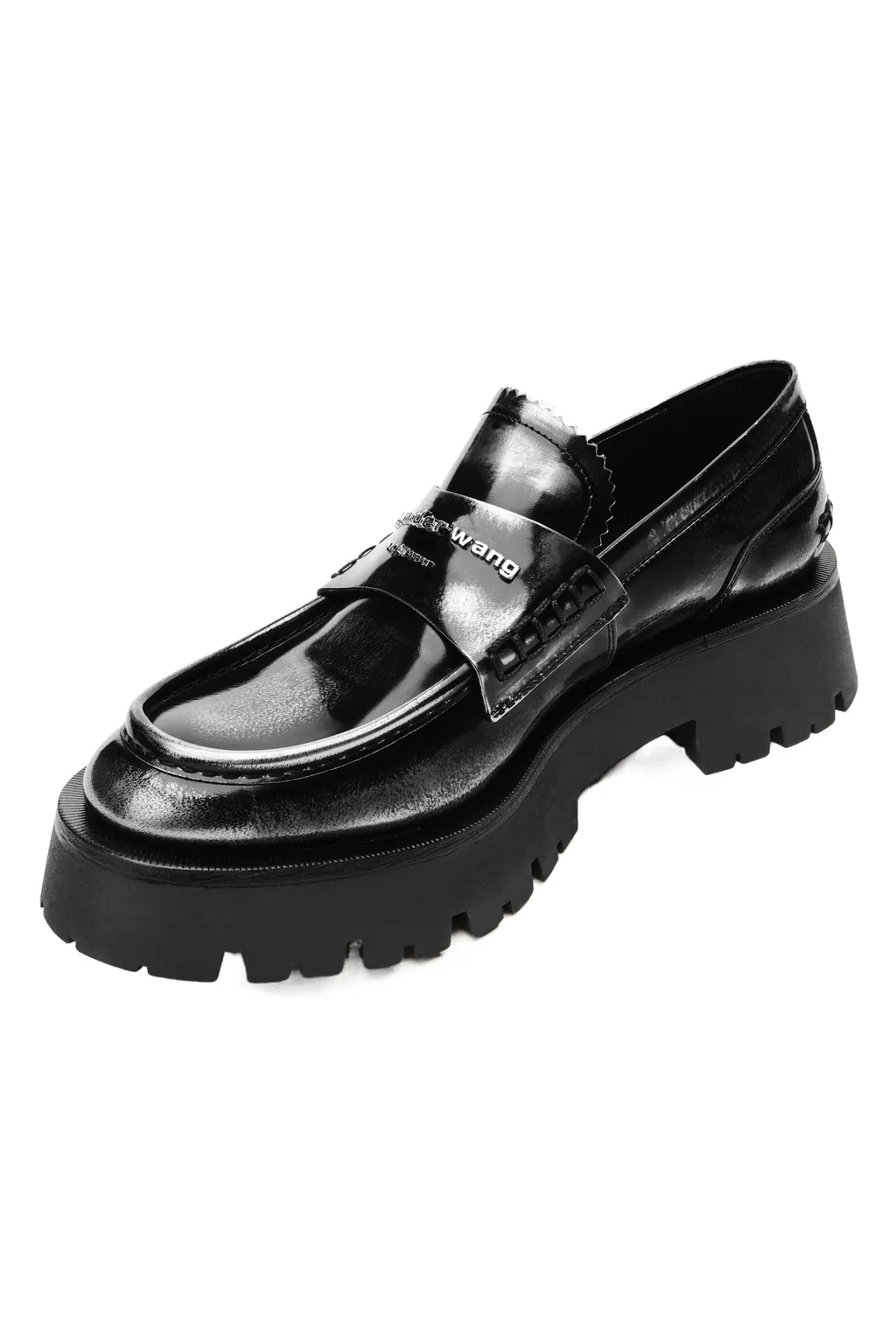 Logo-Lettering Loafers