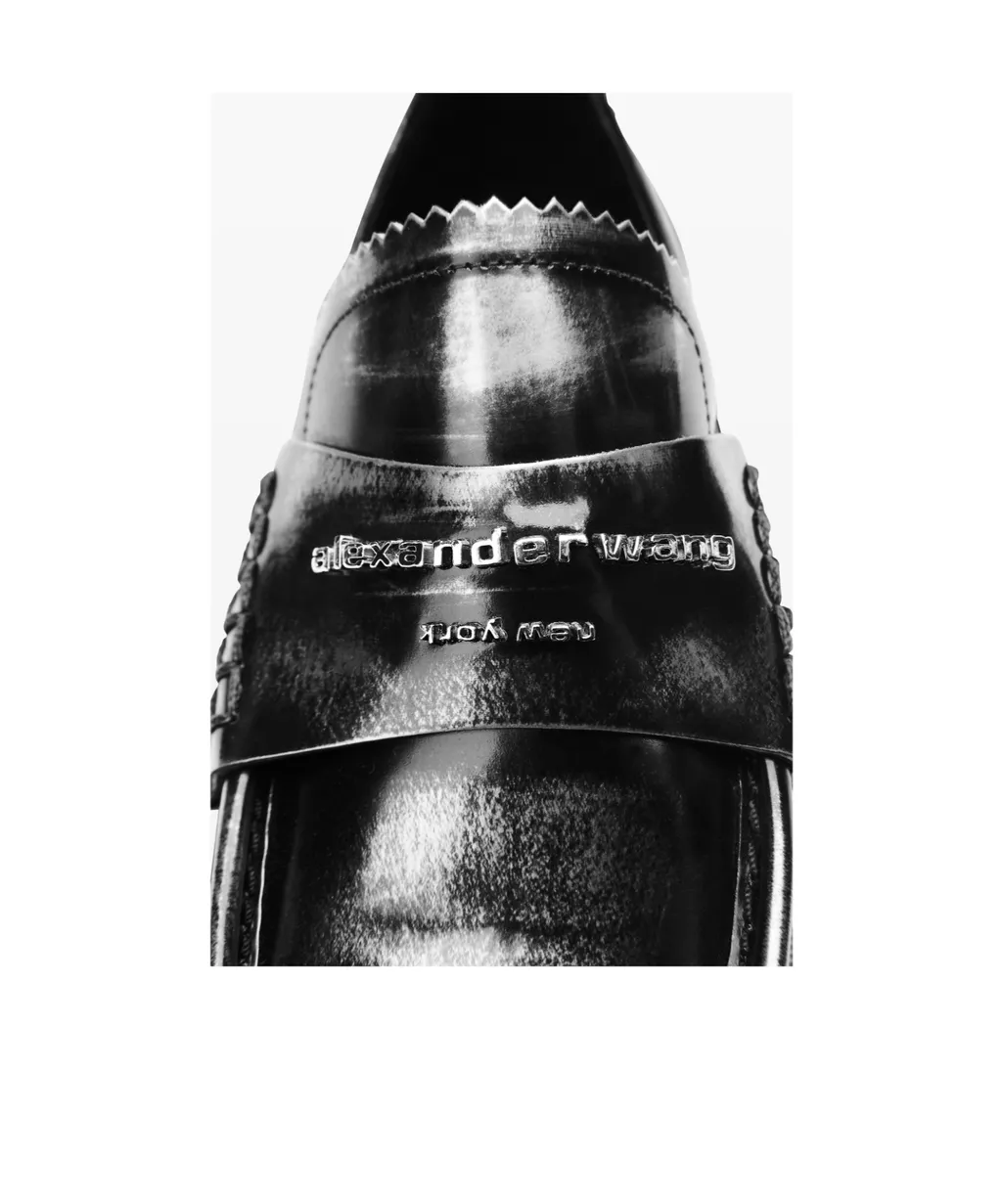 Logo-Lettering Loafers