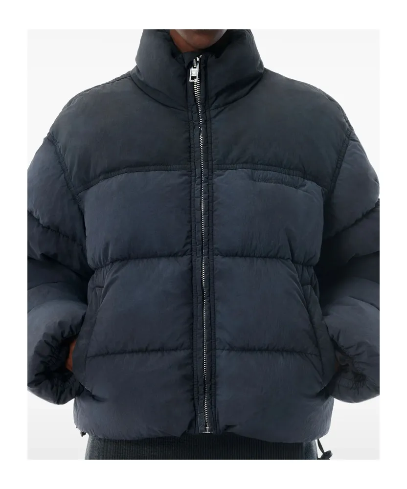 Long-Sleeved Zippered Cotton Jacket
