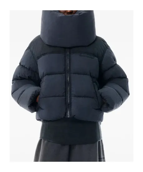 Long-Sleeved Zippered Cotton Jacket