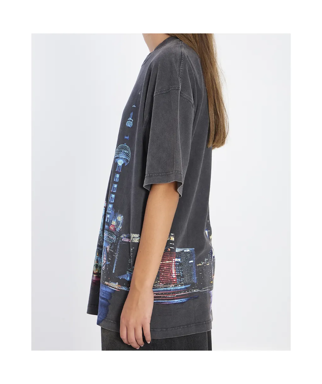 Front-Print Crew-Neck T-Shirt