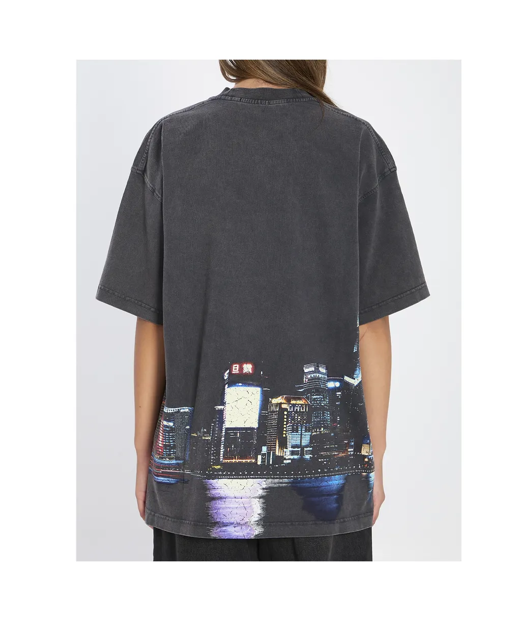 Front-Print Crew-Neck T-Shirt