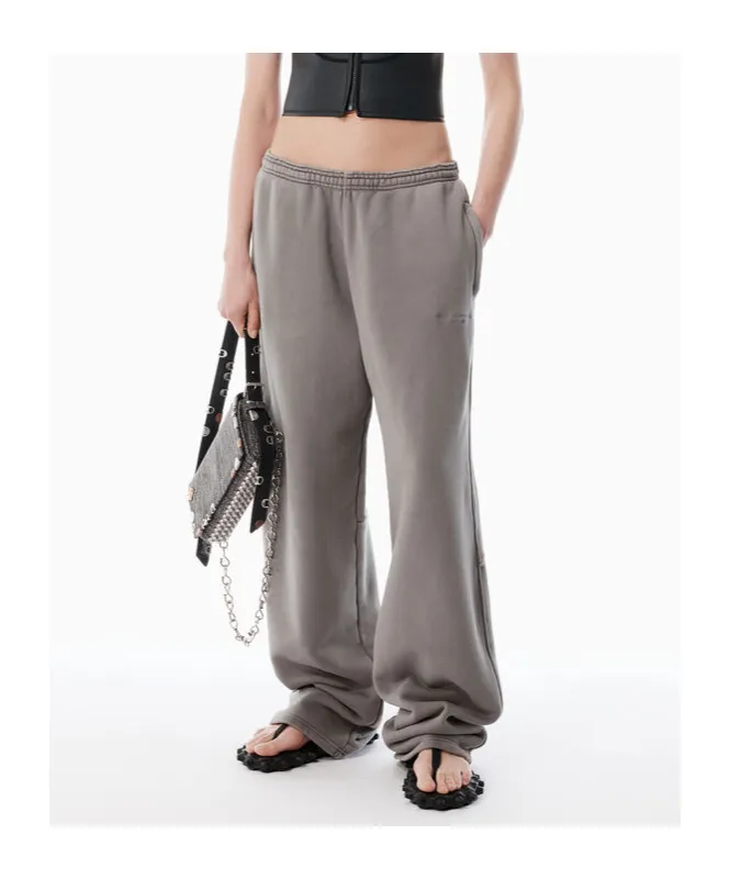 Drawstring-Waist Track Trousers