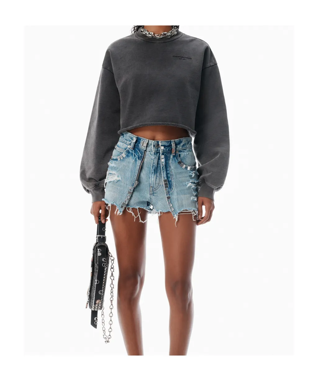 Cropped Crewneck Sweatshirt
