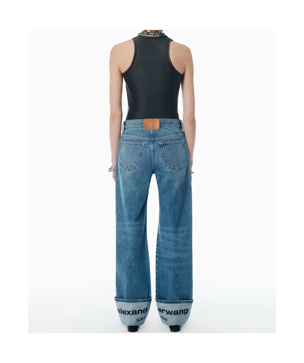 Logo-Embroidered Mid-Rise Jeans