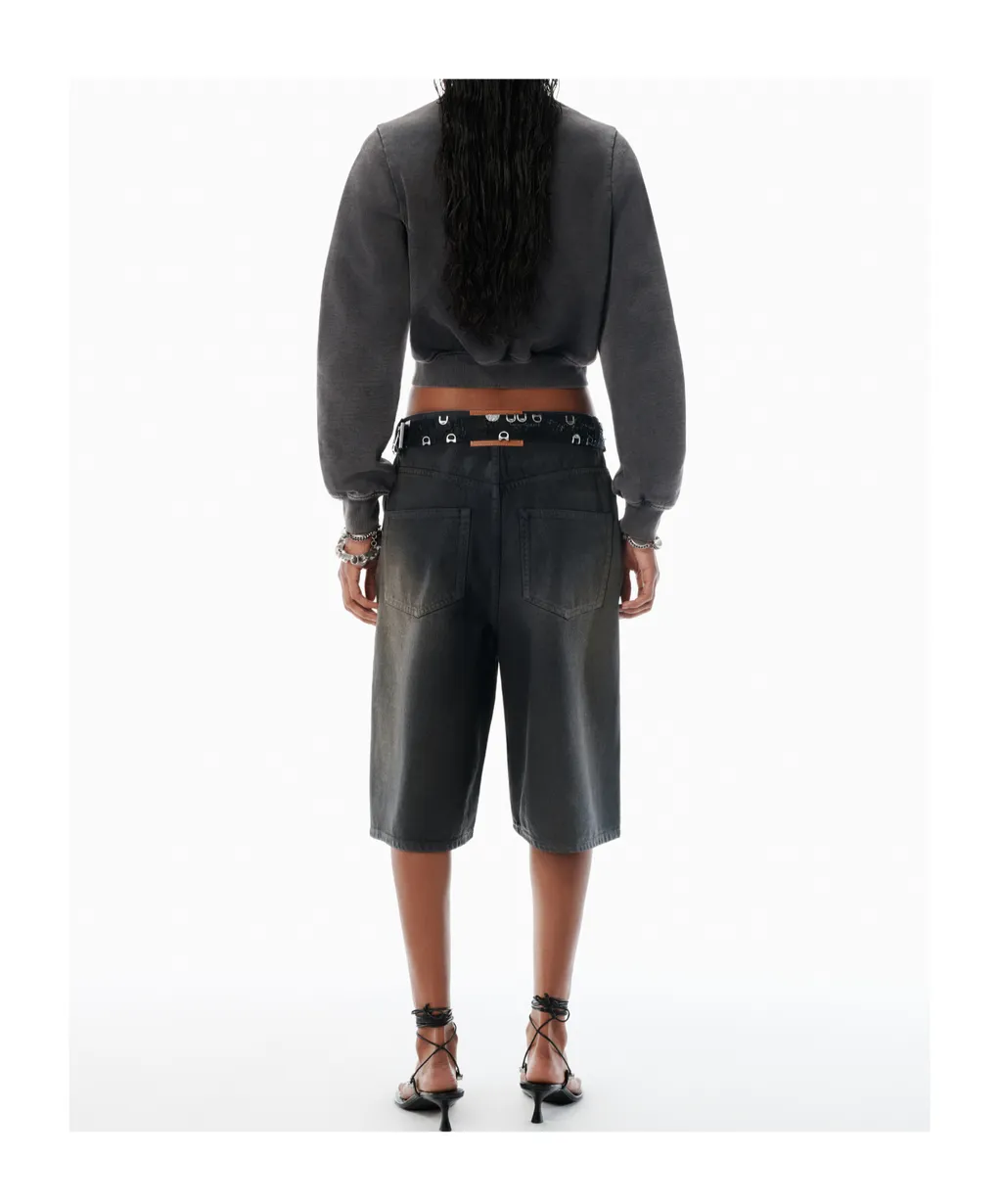 Shrunken Snap Sweatshirt