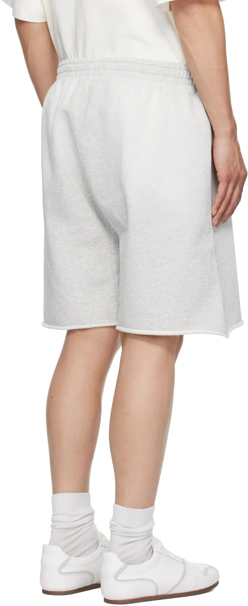 Logo Oversized Cotton Terry Track Shorts