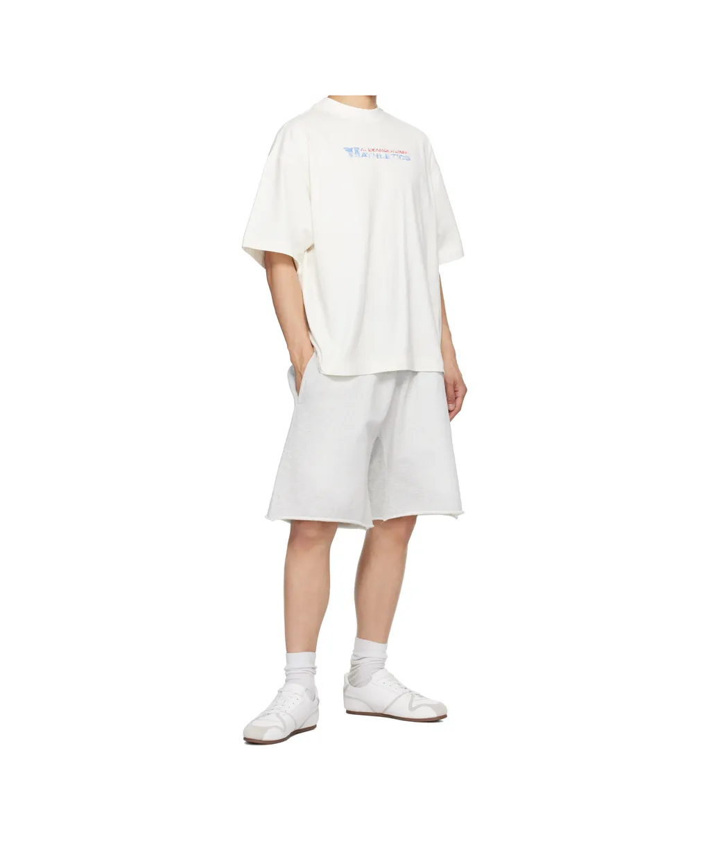 Logo Oversized Cotton Terry Track Shorts