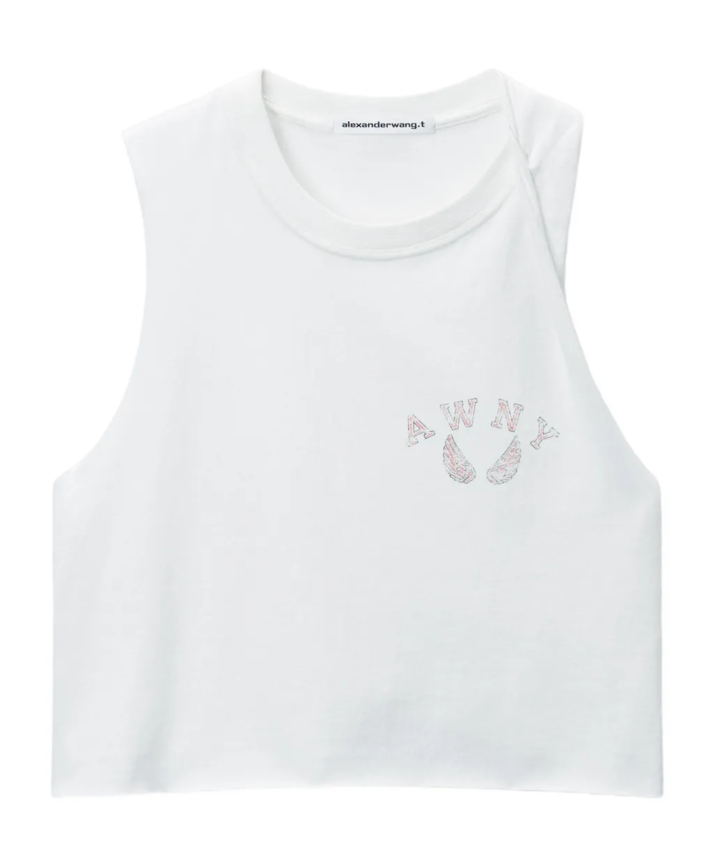 Logo-Print Tank Top