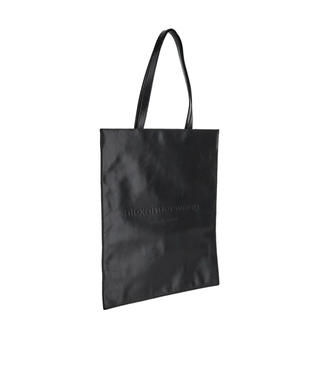Logo Embossed Large Pinch Tote Bag