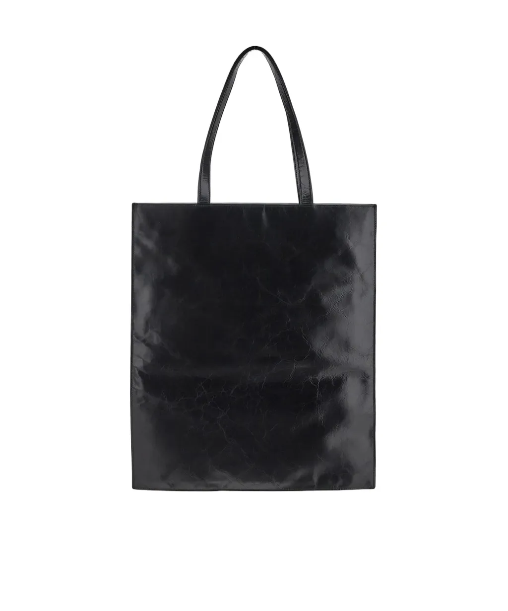 Logo Embossed Large Pinch Tote Bag